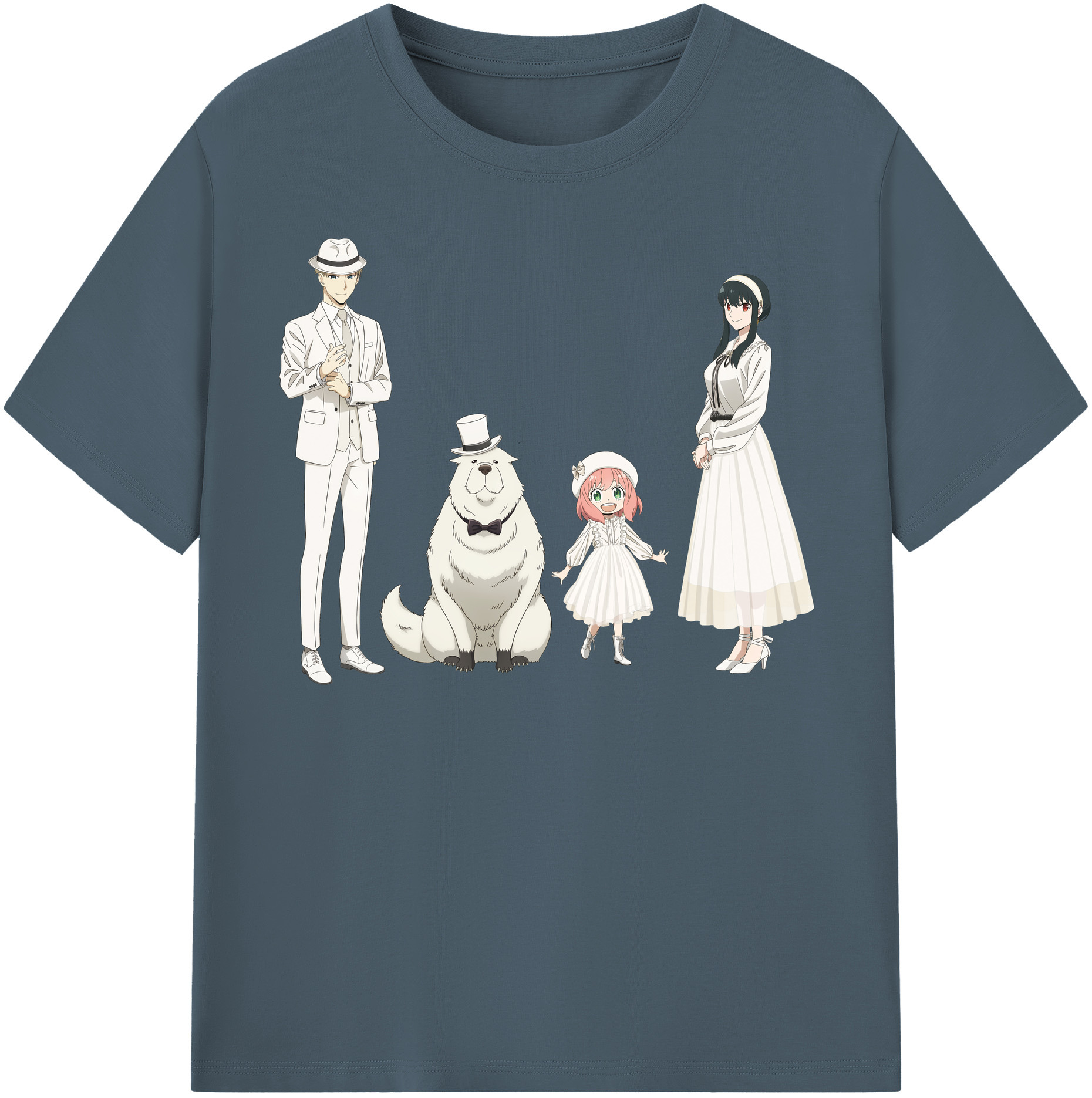 （画像用） SPY×FAMILY间谍家家酒 綿100％半袖Tシャツ（フロントプリント）